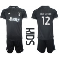 Camiseta Juventus Alex Sandro #12 Tercera Equipación para niños 2023-24 manga corta (+ pantalones cortos)